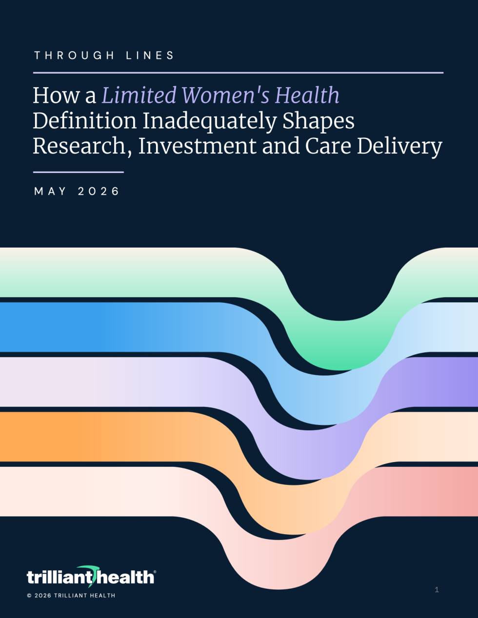 Report artwork: How a Limited Women’s Health Definition Inadequately Shapes Research, Investment and Care Delivery