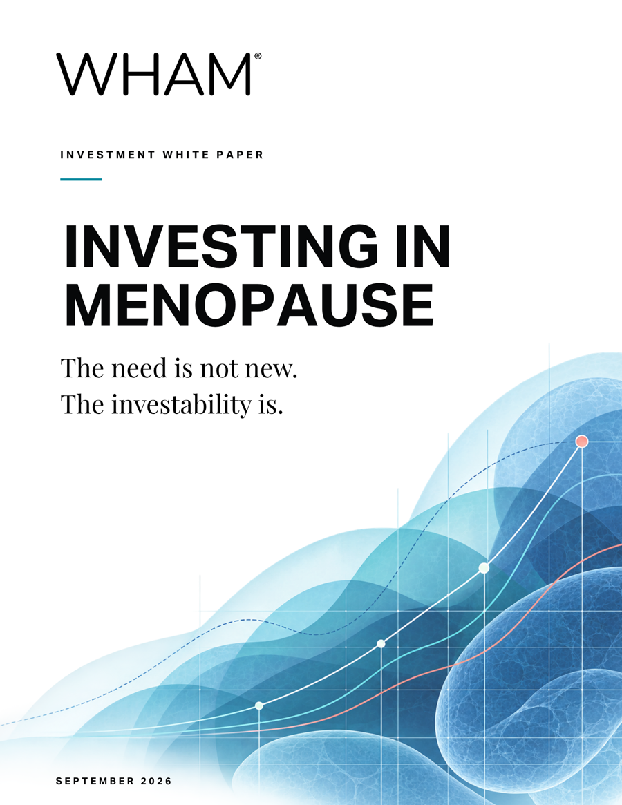 Report artwork: Investing in Menopause